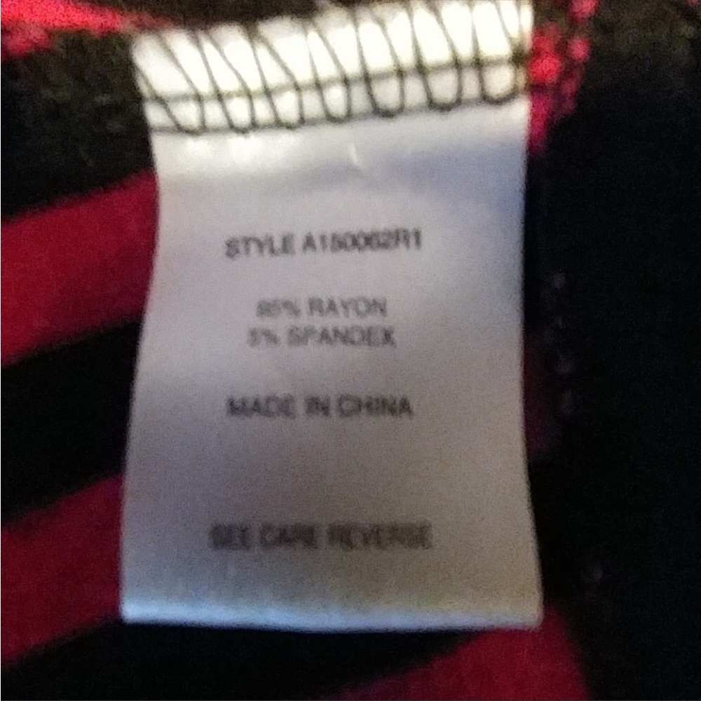 🌹🌹Aster Lovely Black & Hot Pink Tunic/Top Size L🌹🌹 - Picture 6 of 6